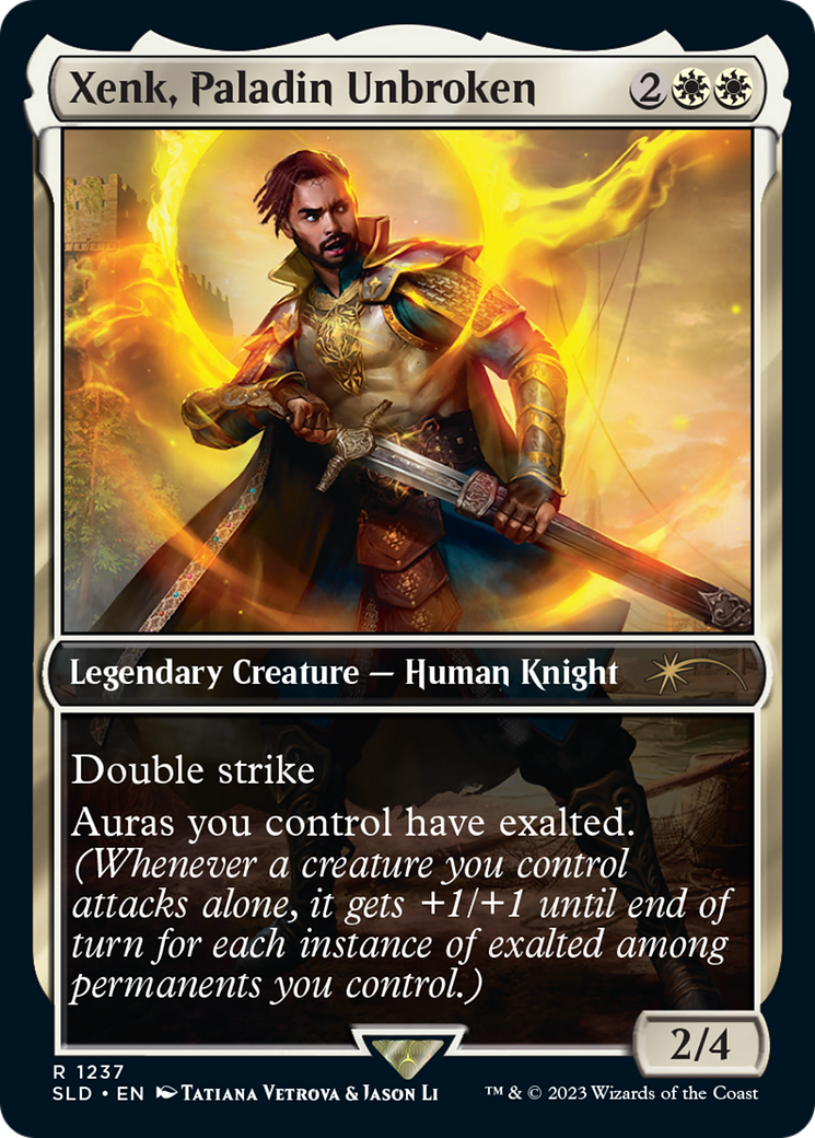 Xenk, Paladin Unbroken [Secret Lair Drop Series] | Golgari Games