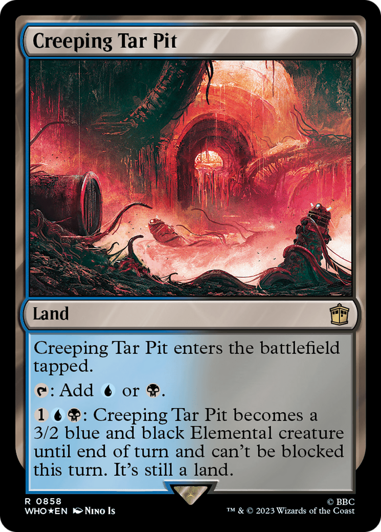 Creeping Tar Pit (Surge Foil) [Doctor Who] | Local Legends