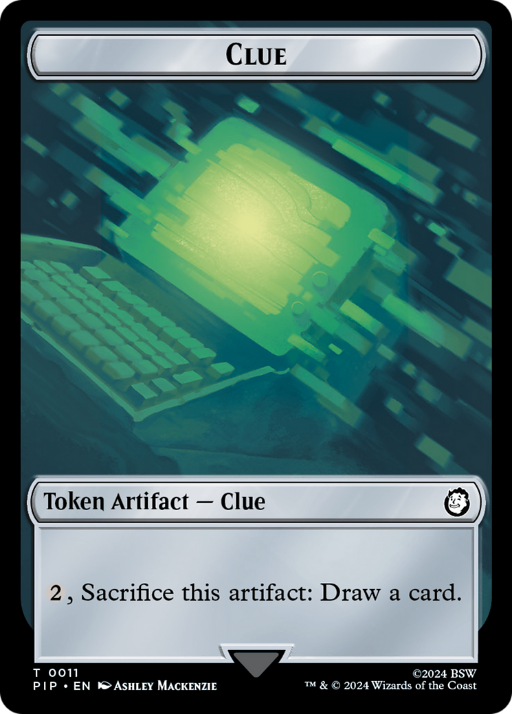 Energy Reserve // Clue Double-Sided Token [Fallout Tokens] | Local Legends