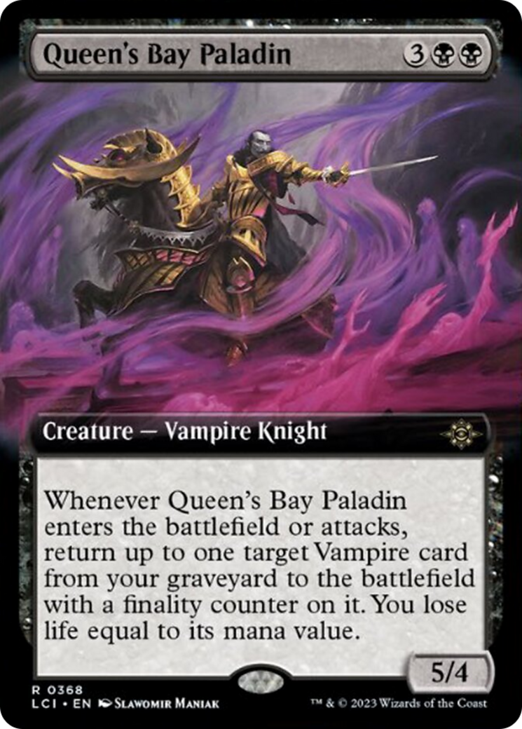 Queen's Bay Paladin (Extended Art) [The Lost Caverns of Ixalan] | Golgari Games