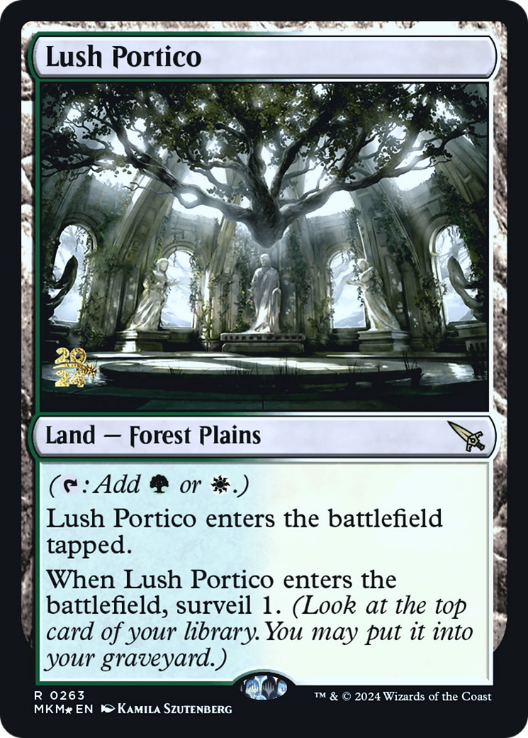 Lush Portico [Murders at Karlov Manor Prerelease Promos] | Golgari Games