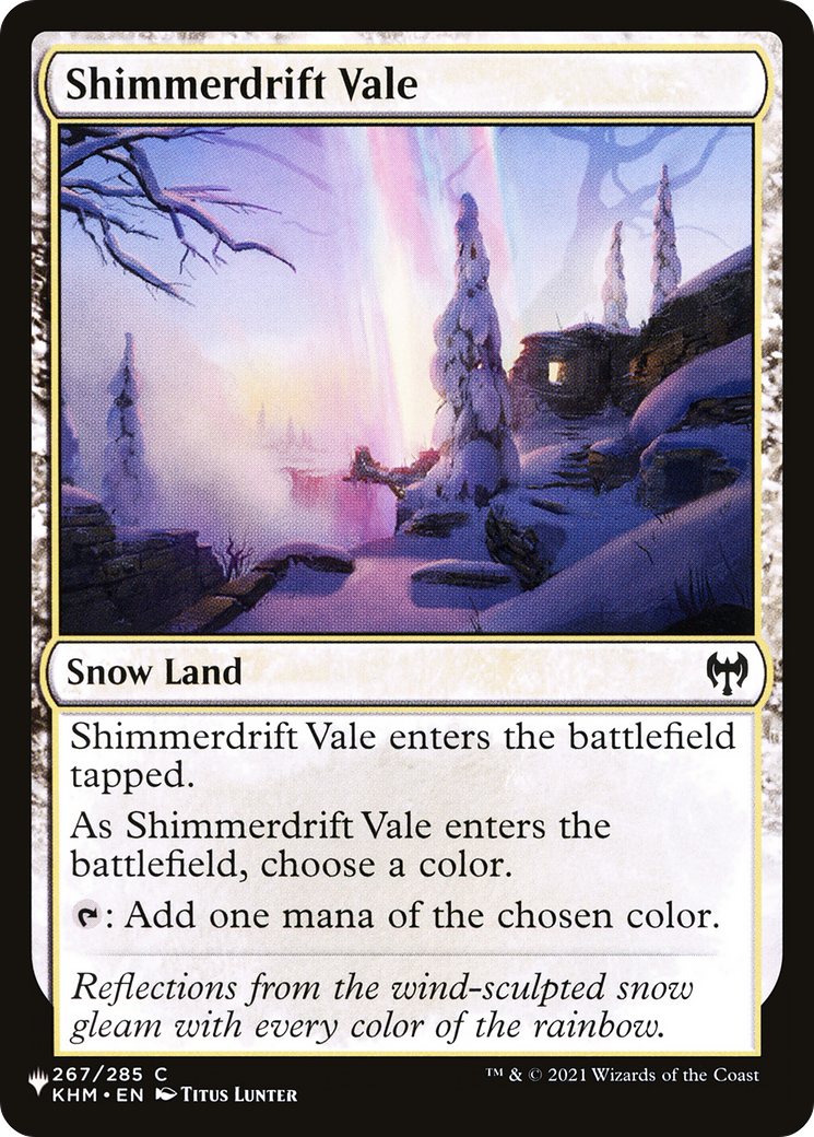 Shimmerdrift Vale [The List Reprints] | Golgari Games