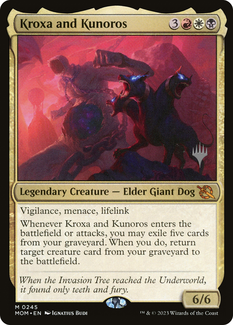 Kroxa and Kunoros (Promo Pack) [March of the Machine Promos] | Local Legends