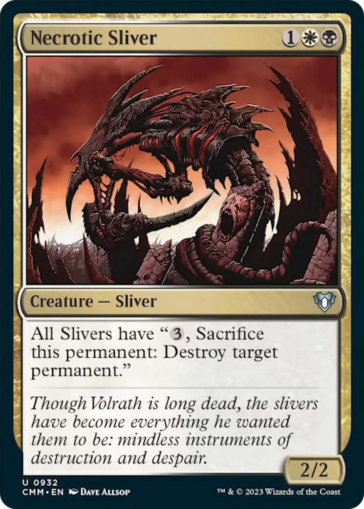 Necrotic Sliver [Commander Masters] | Local Legends