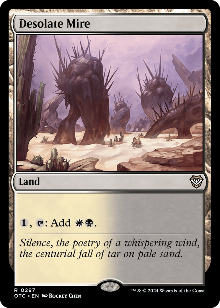 Desolate Mire [Outlaws of Thunder Junction Commander] | Local Legends