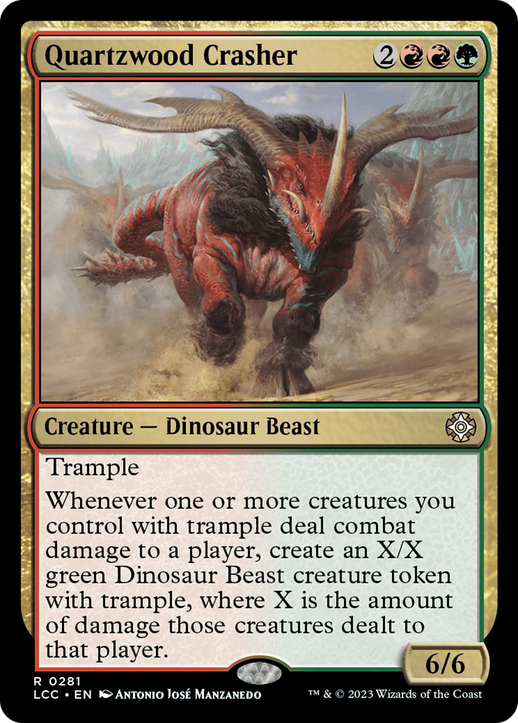 Quartzwood Crasher [The Lost Caverns of Ixalan Commander] | Local Legends