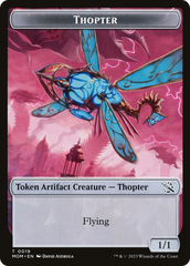 Soldier // Thopter Double-Sided Token [March of the Machine Tokens] | Golgari Games