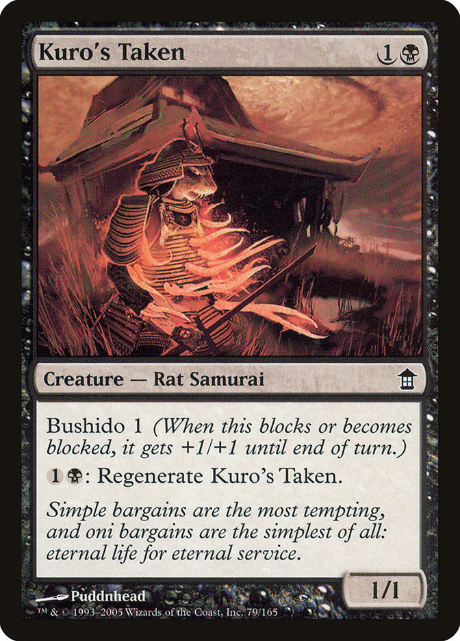 Kuro's Taken [Saviors of Kamigawa] | Golgari Games