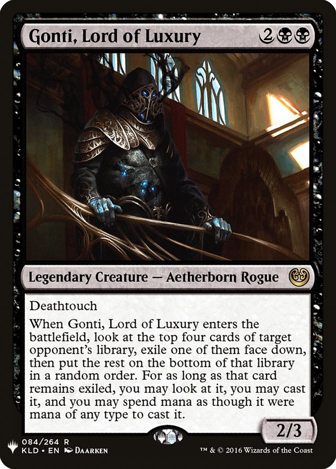 Gonti, Lord of Luxury [Mystery Booster] | Golgari Games