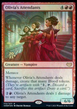 Olivia's Attendants [Innistrad: Crimson Vow Prerelease Promos] | Local Legends