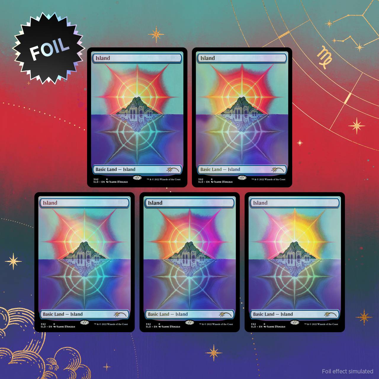 Secret Lair: Drop Series - The Astrology Lands (Virgo - Foil Edition) | Local Legends