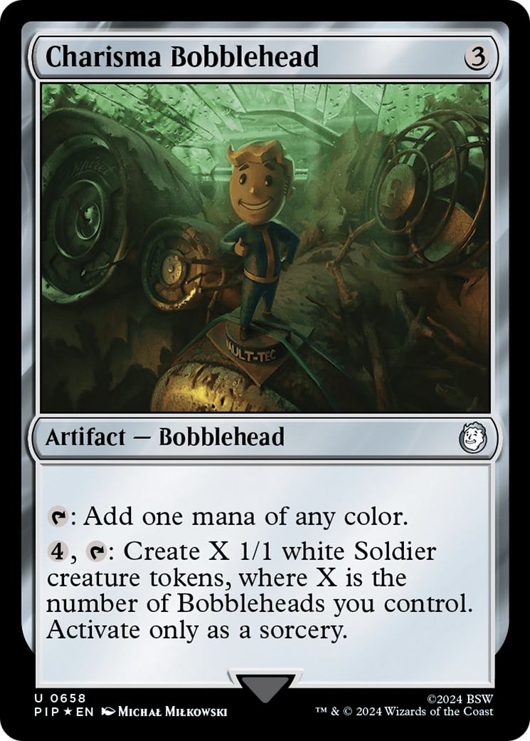 Charisma Bobblehead (Surge Foil) [Fallout] | Local Legends