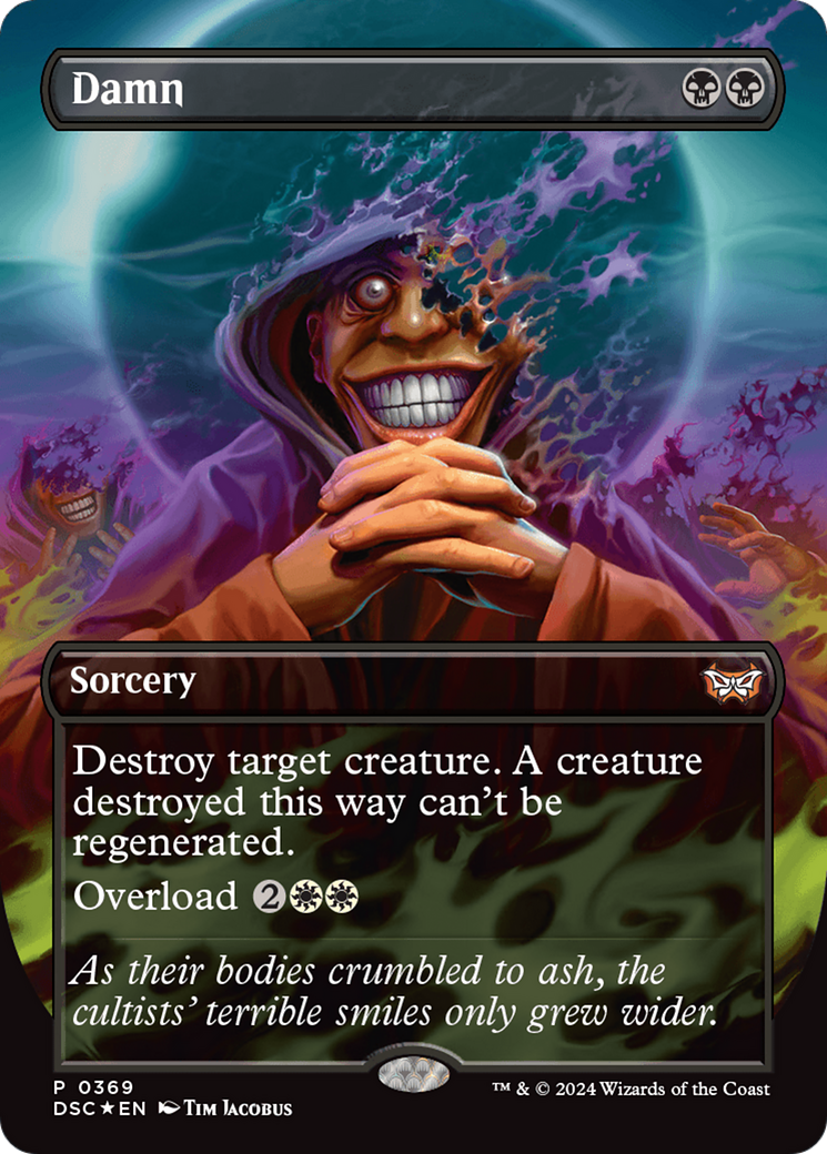 Damn (Borderless) [Duskmourn: House of Horror Commander] | Local Legends
