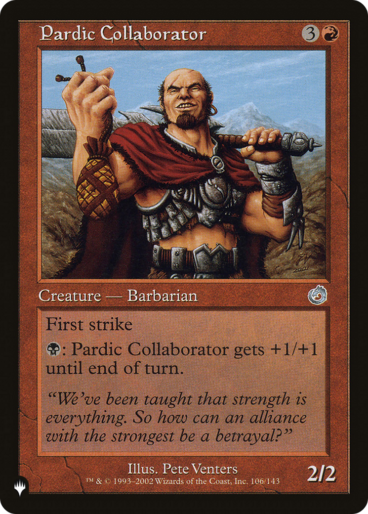 Pardic Collaborator [The List] | Local Legends