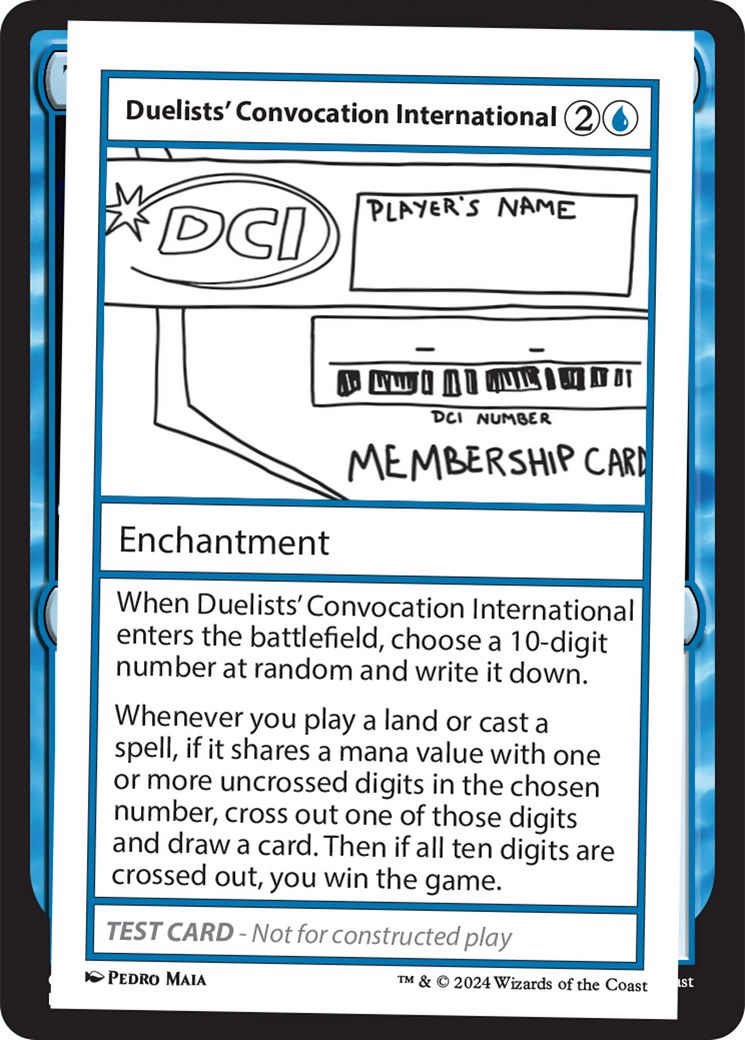 Duelists' Convocation International [Mystery Booster 2 Playtest Cards] | Local Legends
