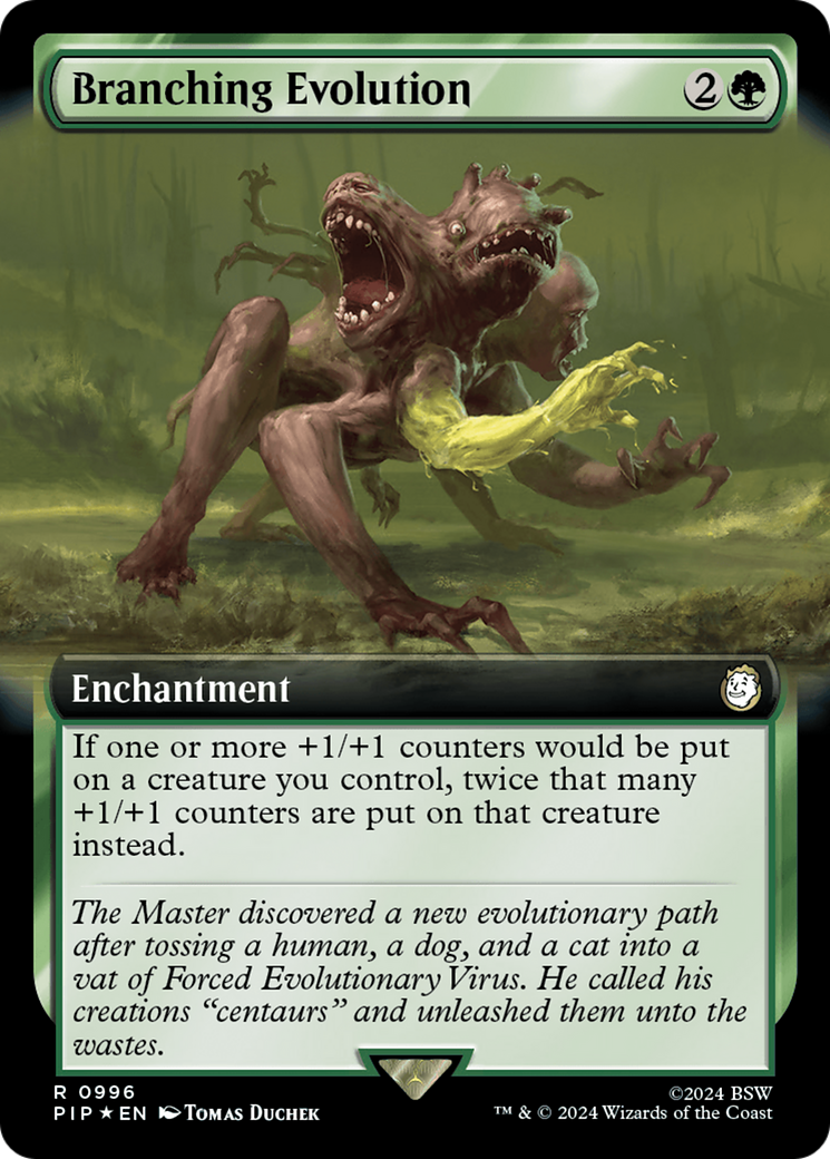 Branching Evolution (Extended Art) (Surge Foil) [Fallout] | Golgari Games