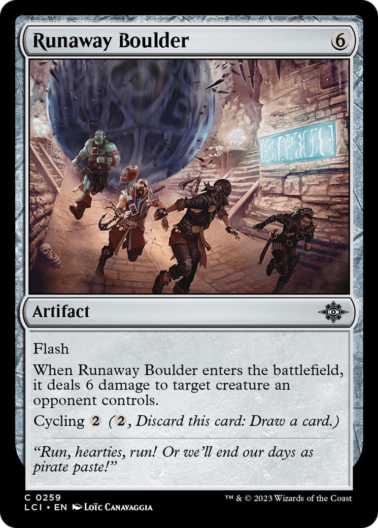 Runaway Boulder [The Lost Caverns of Ixalan] | Golgari Games