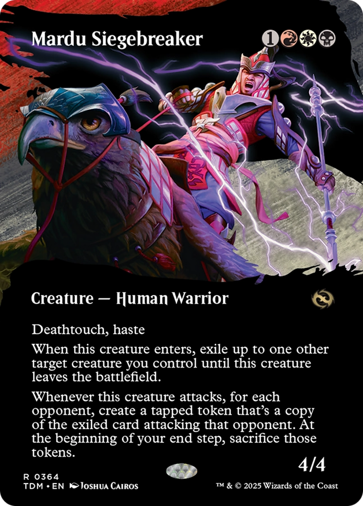 Mardu Siegebreaker (Borderless) [Tarkir: Dragonstorm] | Local Legends
