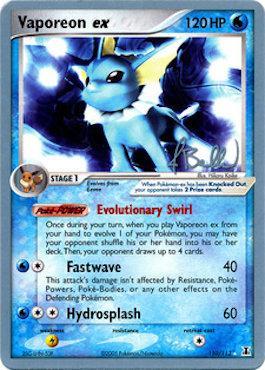 Vaporeon ex (110/113) (Eeveelutions - Jimmy Ballard) [World Championships 2006] | Local Legends