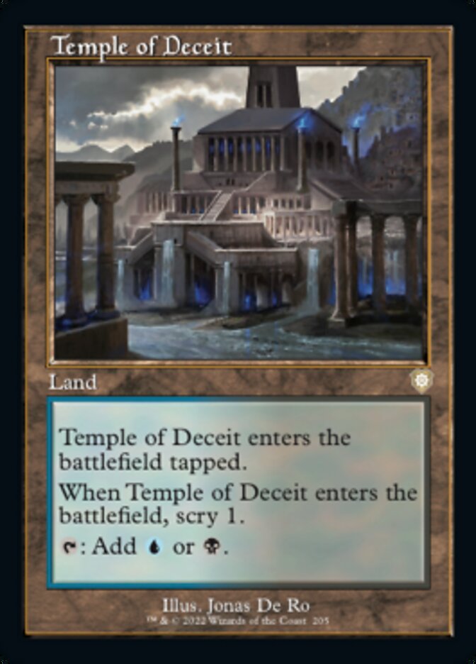 Temple of Deceit (Retro) [The Brothers' War Commander] | Local Legends