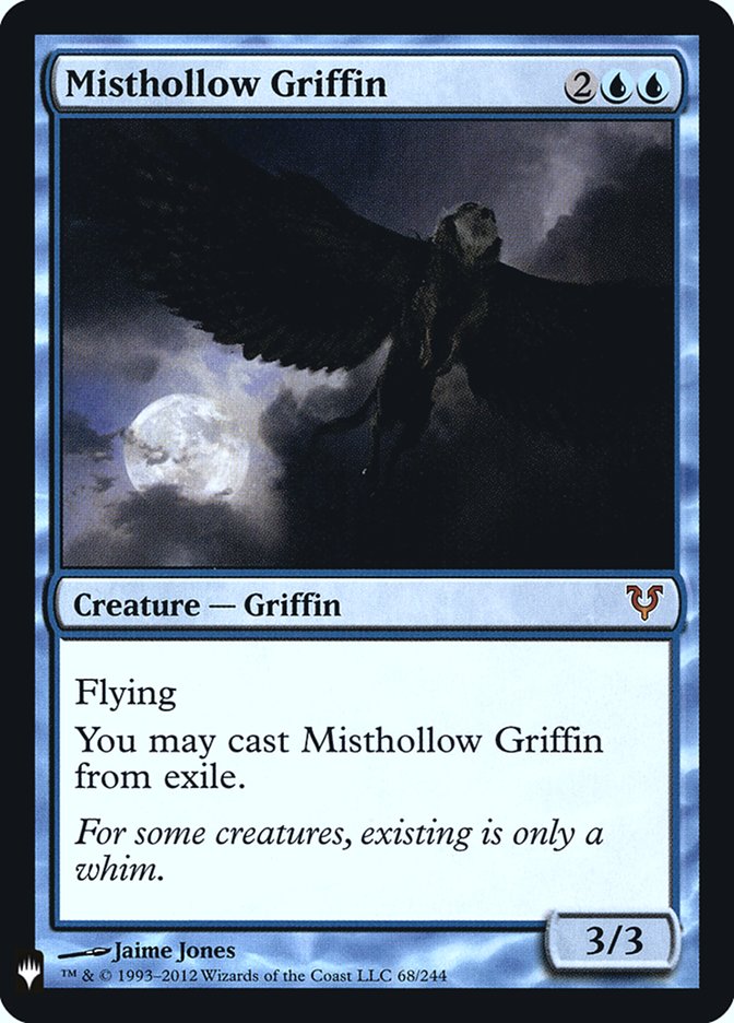 Misthollow Griffin [Mystery Booster] | Local Legends
