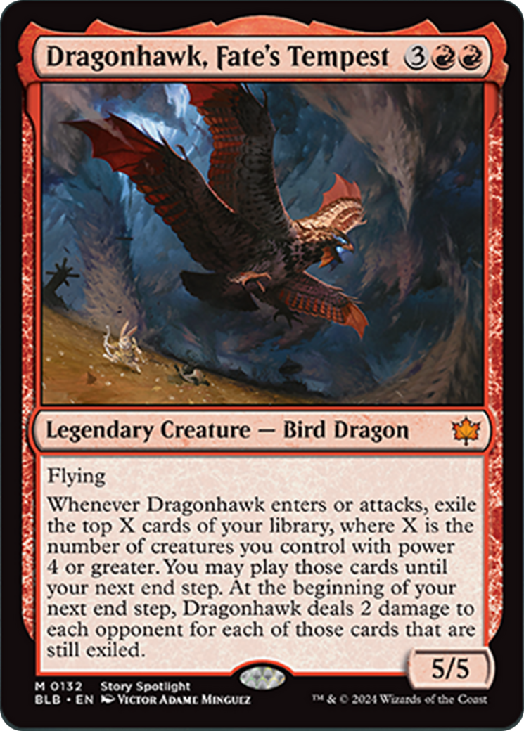 Dragonhawk, Fate's Tempest [Bloomburrow] | Golgari Games