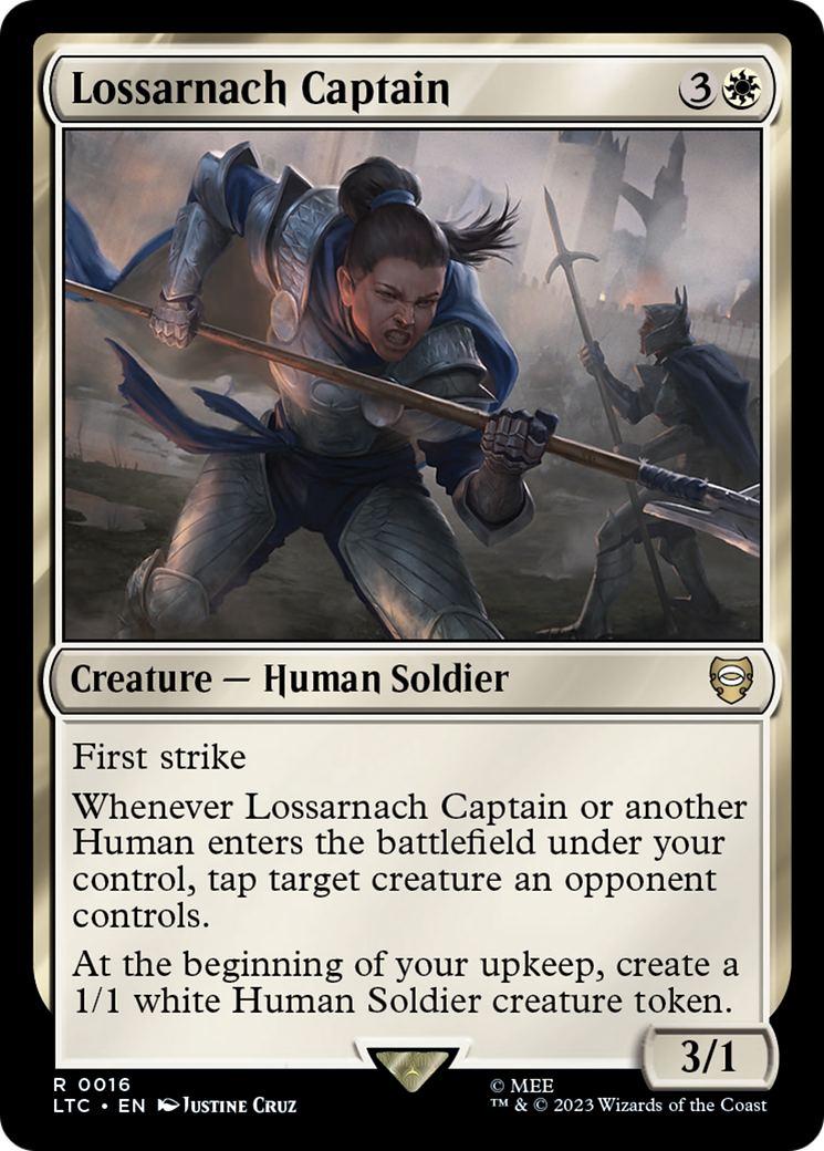 Lossarnach Captain [The Lord of the Rings: Tales of Middle-Earth Commander] | Golgari Games