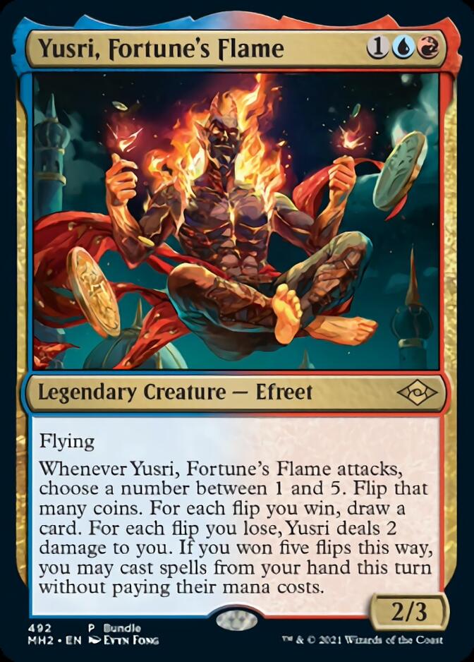 Yusri, Fortune's Flame (Bundle) [Modern Horizons 2] | Golgari Games