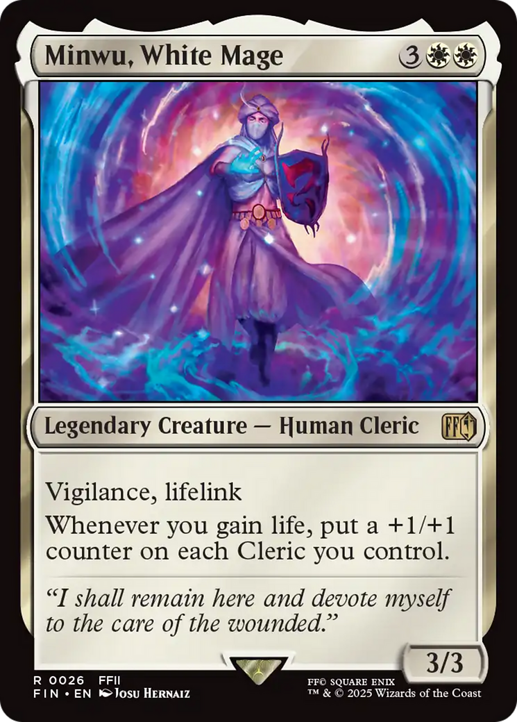 Minwu, White Mage [FINAL FANTASY] | Local Legends