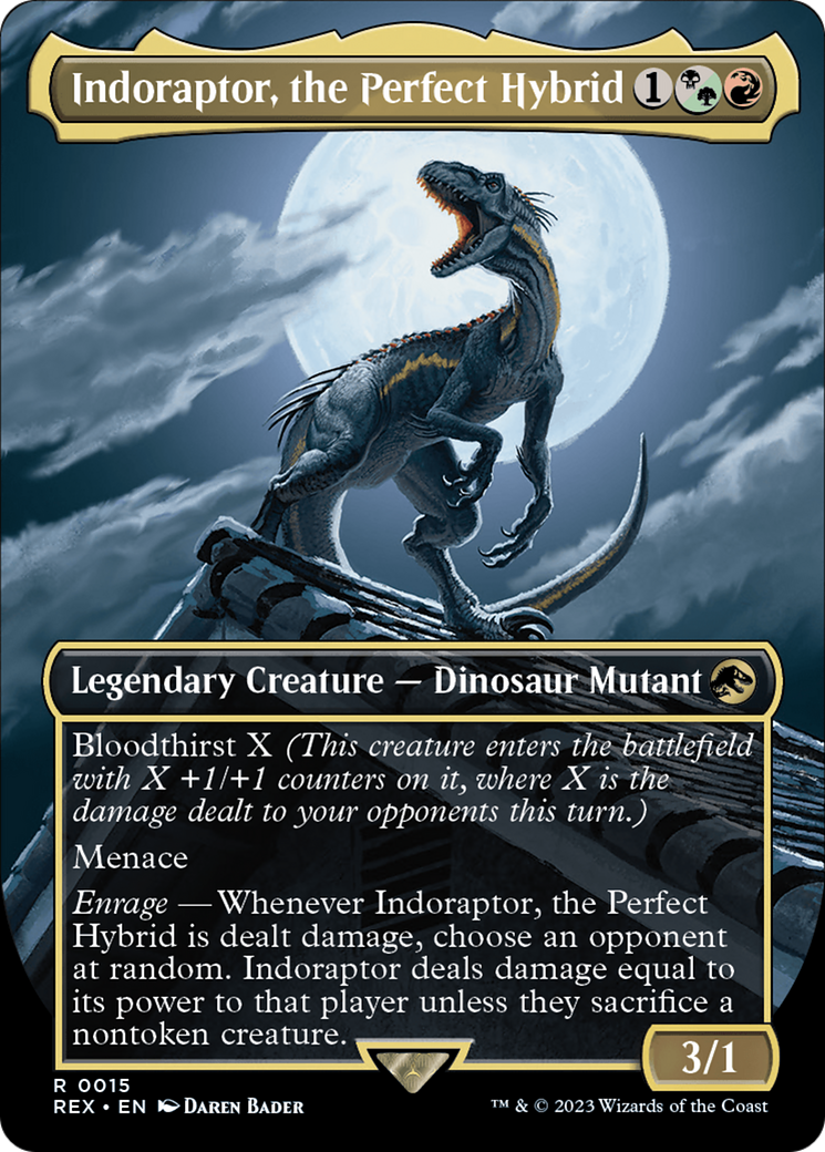 Indoraptor, the Perfect Hybrid (Borderless) [Jurassic World Collection] | Local Legends