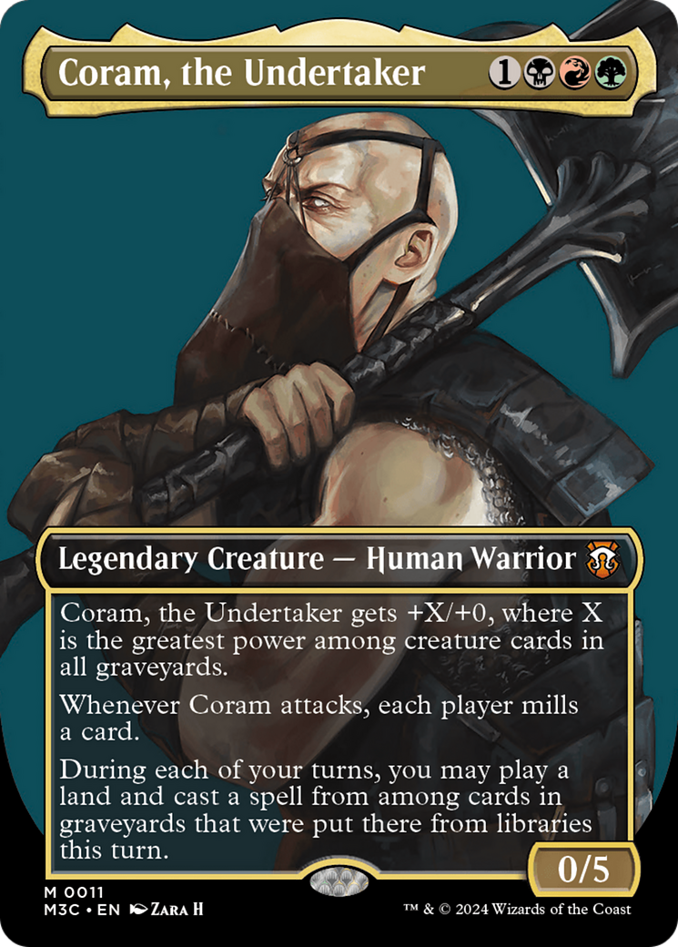 Coram, the Undertaker (Borderless) [Modern Horizons 3 Commander] | Local Legends