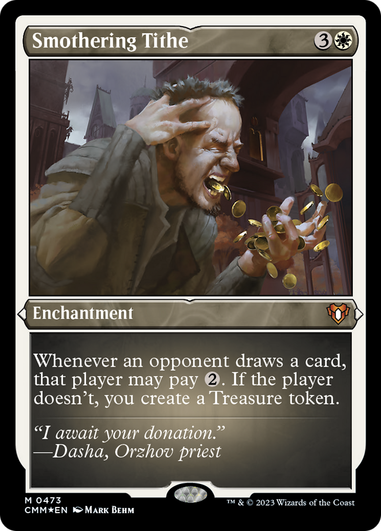 Smothering Tithe (Foil Etched) [Commander Masters] | Local Legends