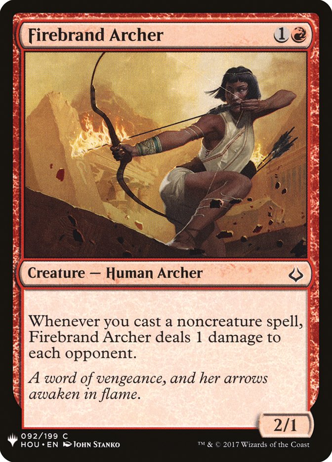 Firebrand Archer [Mystery Booster] | Local Legends