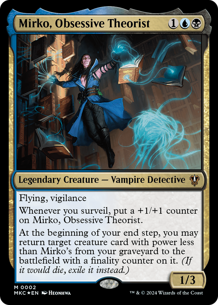 Mirko, Obsessive Theorist [Murders at Karlov Manor Commander] | Local Legends
