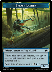 Rabbit // Splash Lasher Double-Sided Token [Bloomburrow Tokens] | Local Legends