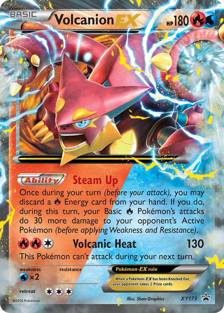 Volcanion EX (XY173) [XY: Black Star Promos] | Golgari Games