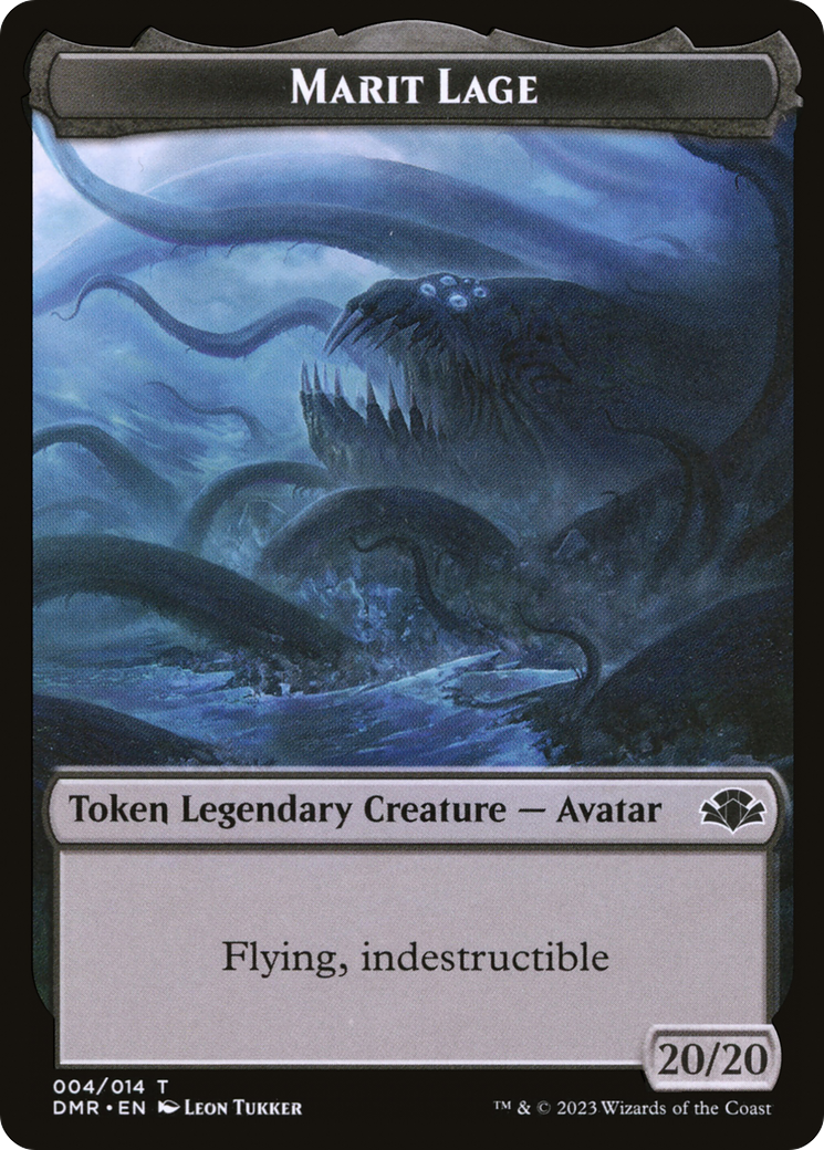 Marit Lage Token [Dominaria Remastered Tokens] | Local Legends