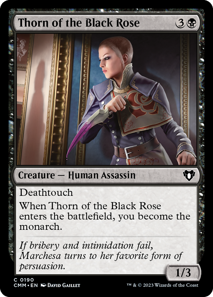 Thorn of the Black Rose [Commander Masters] | Local Legends