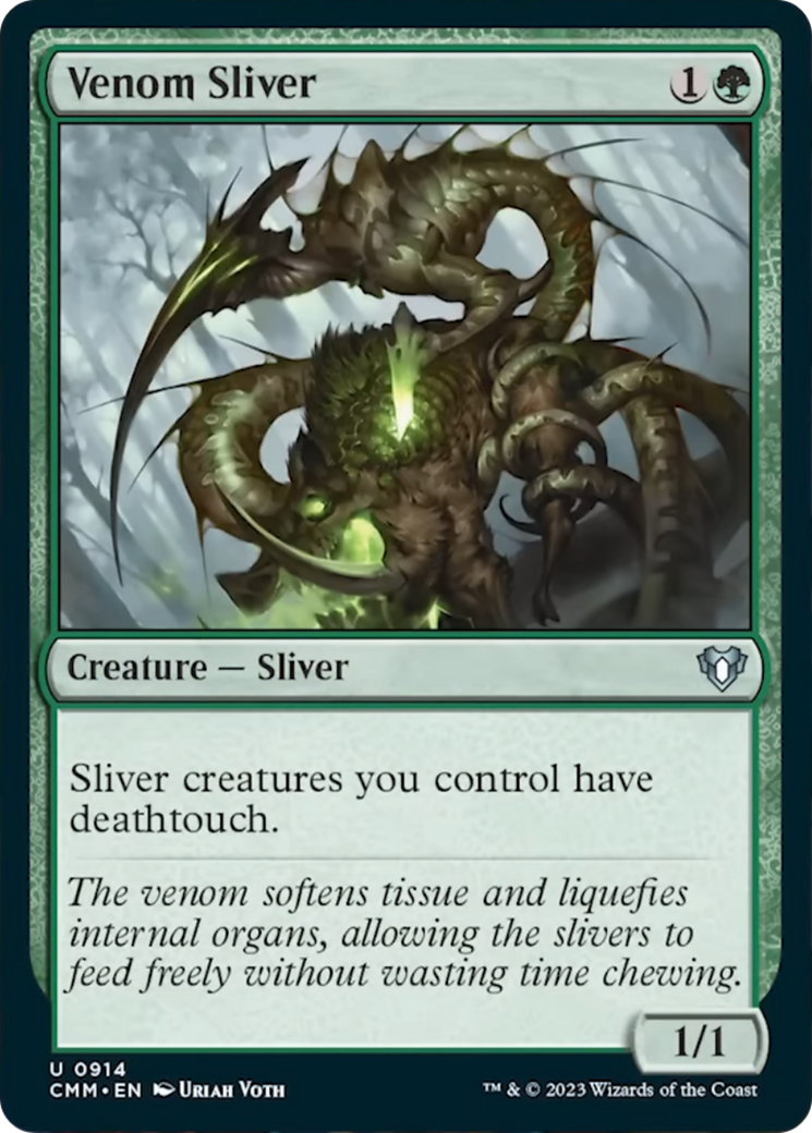 Venom Sliver [Commander Masters] | Local Legends