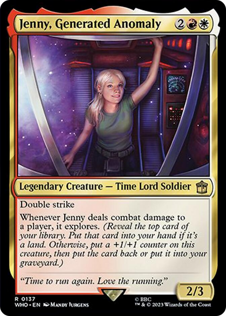 Jenny, Generated Anomaly [Doctor Who] | Local Legends