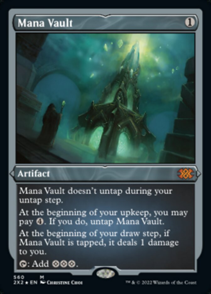 Mana Vault (Foil Etched) [Double Masters 2022] | Local Legends