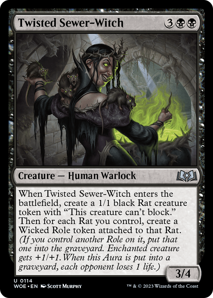Twisted Sewer-Witch [Wilds of Eldraine] | Local Legends