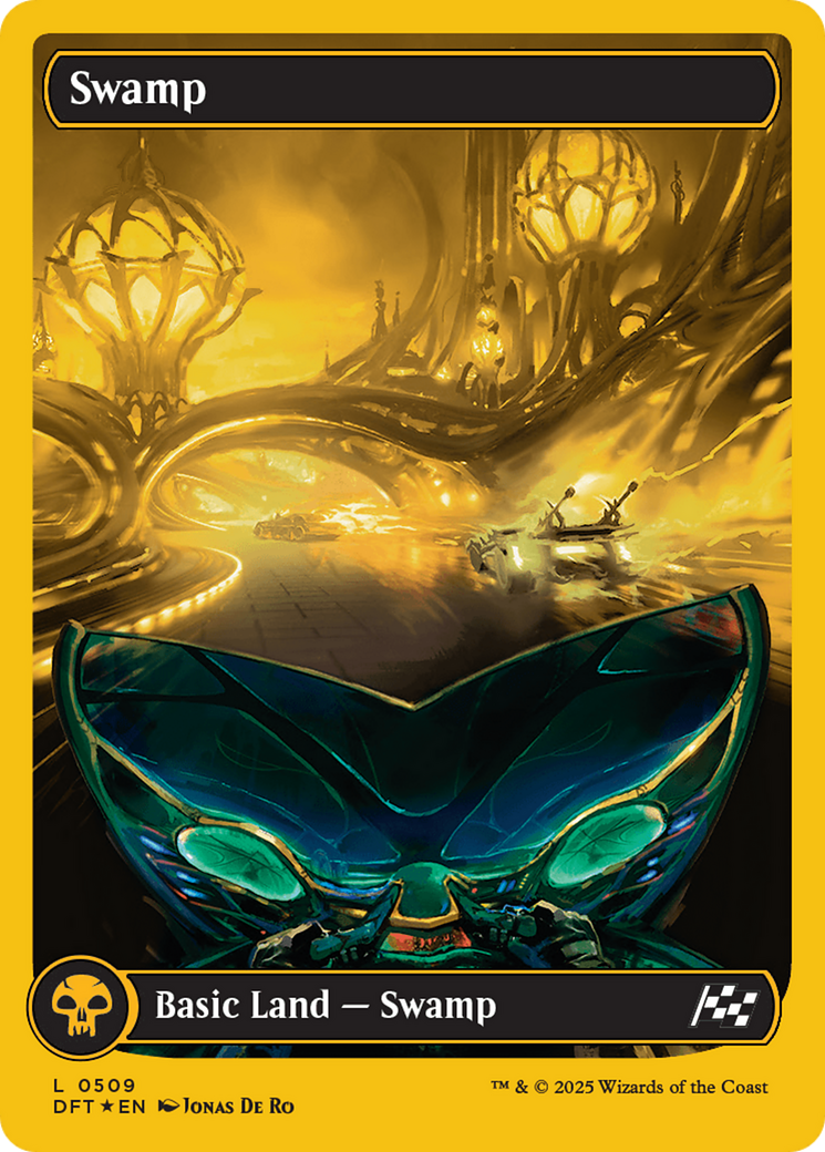 Swamp (0509) (First-Place Foil) [Aetherdrift] | Local Legends