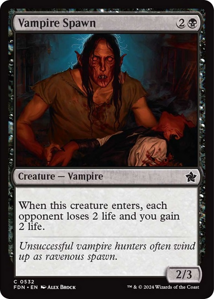 Vampire Spawn [Foundations] | Golgari Games