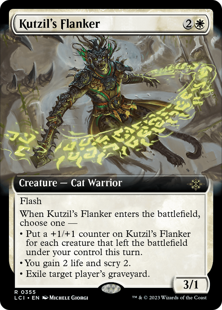 Kutzil's Flanker (Extended Art) [The Lost Caverns of Ixalan] | Golgari Games