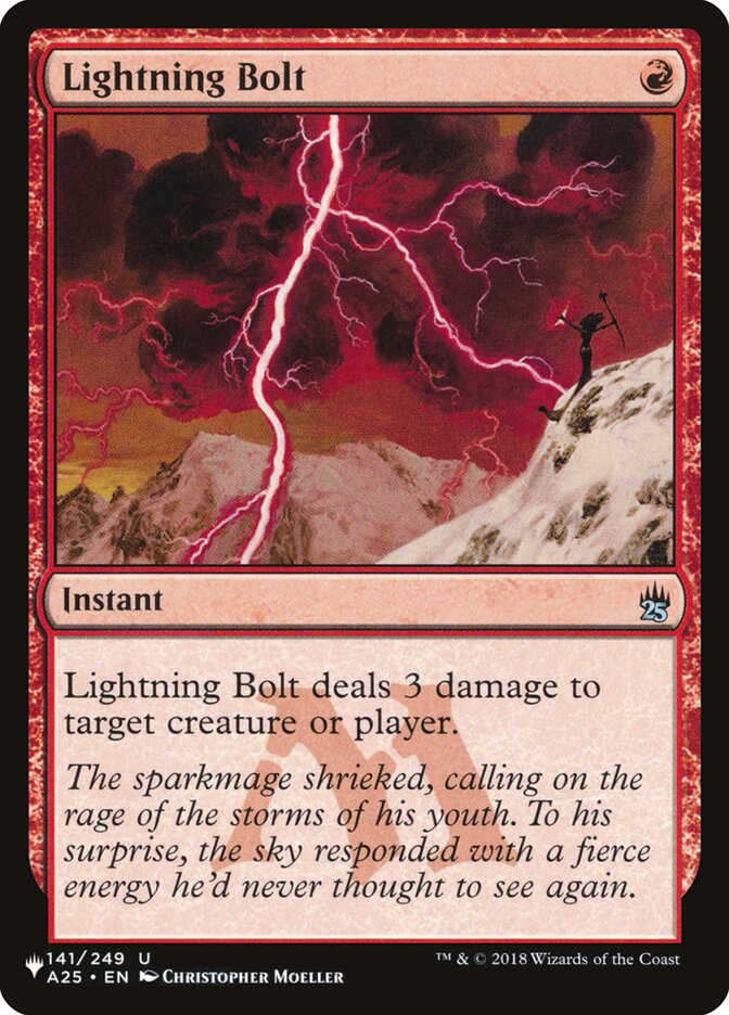 Lightning Bolt (141/249) [The List] | Local Legends