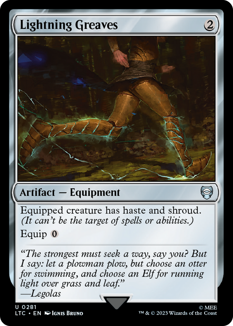 Lightning Greaves [The Lord of the Rings: Tales of Middle-Earth Commander] | Local Legends