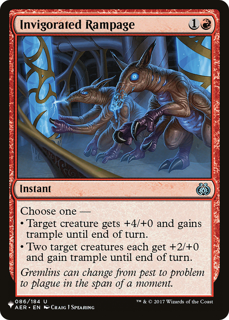 Invigorated Rampage [The List] | Local Legends