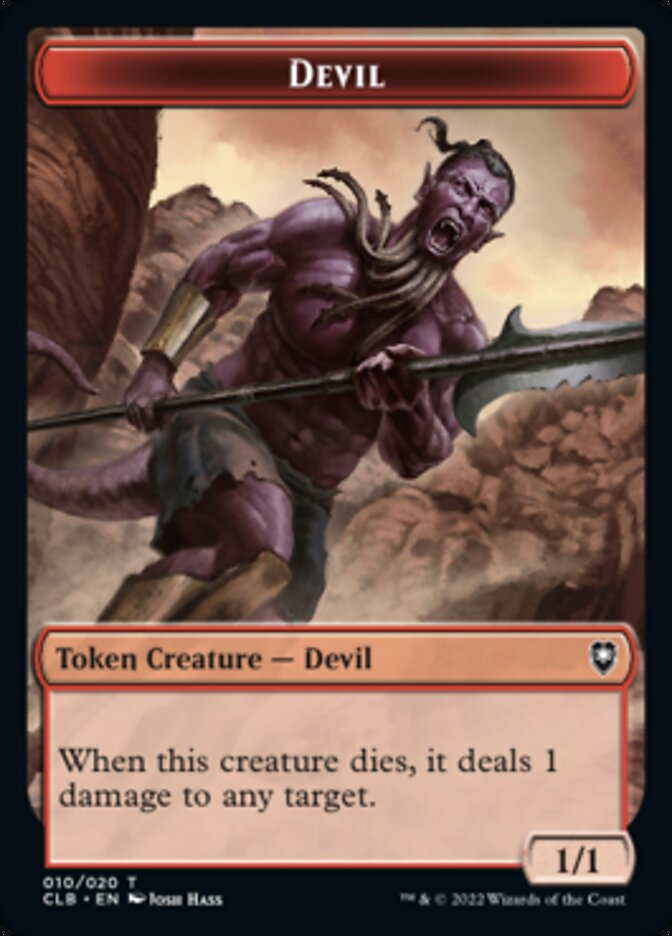 Devil Token [Commander Legends: Battle for Baldur's Gate Tokens] | Local Legends