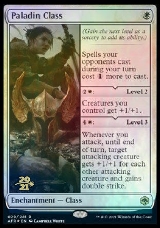 Paladin Class [Dungeons & Dragons: Adventures in the Forgotten Realms Prerelease Promos] | Local Legends